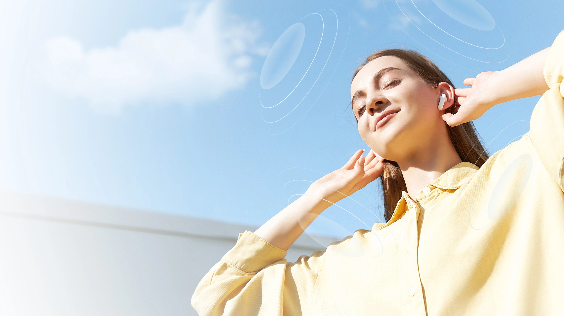 Honor Choise Earbuds X7e belaidės ausinės, balta, 12 nuotrauka